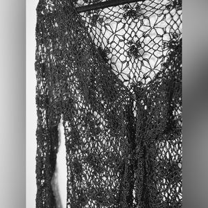 Netted Decorative Cardigan